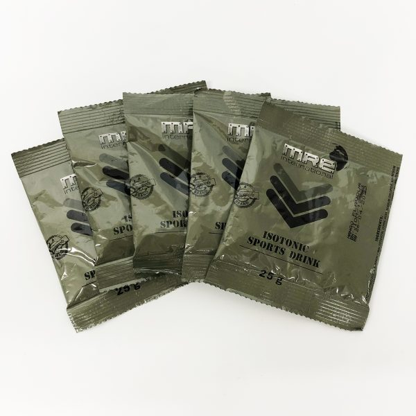 MRE Isotonic Sports Drink ration pack meals ready to eat