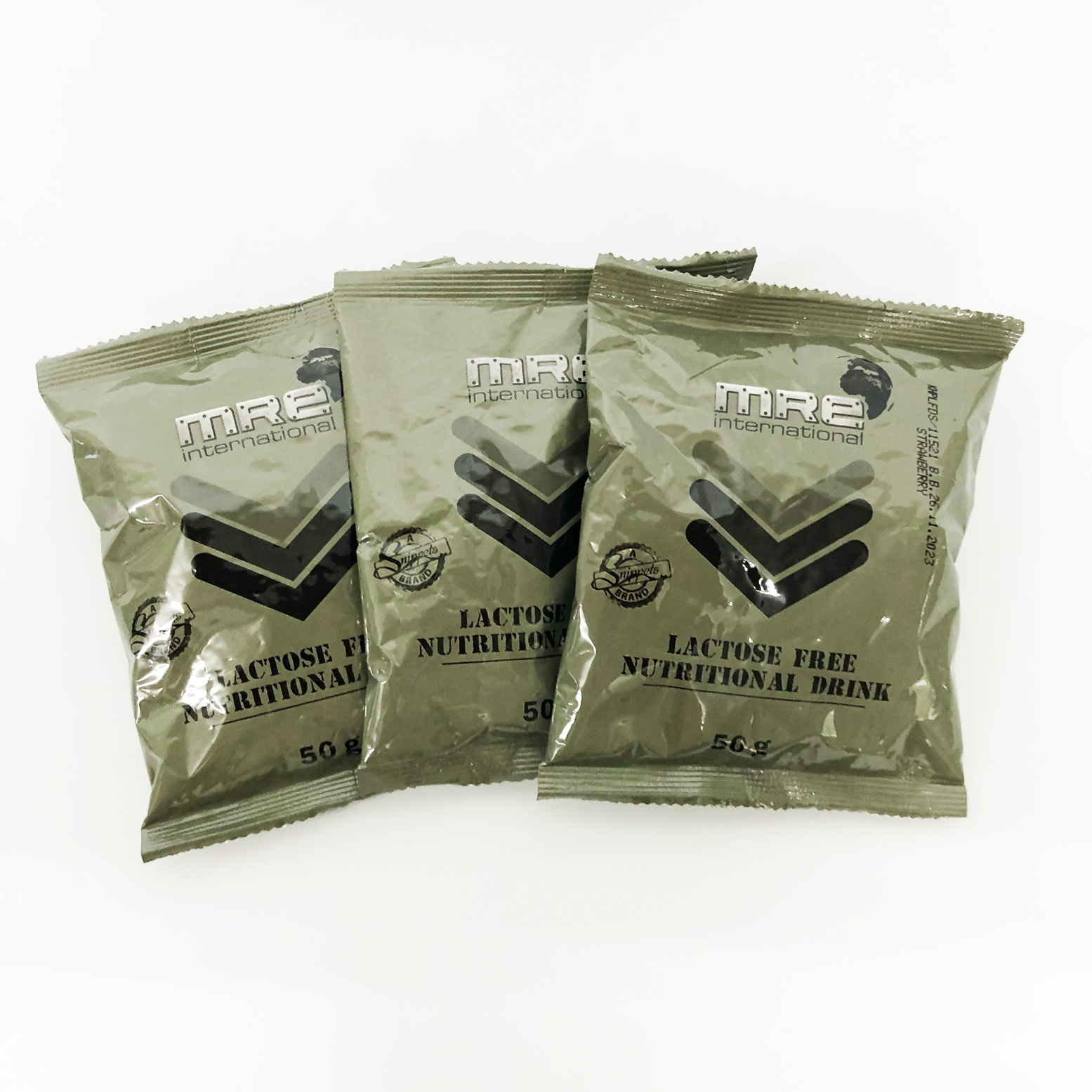 MRE Lactose Free Nutritional Drink ration pack meals ready to eat
