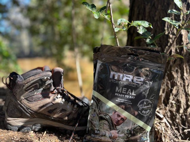 Outdoor MRE meals ready to eat. Perfect for hiking