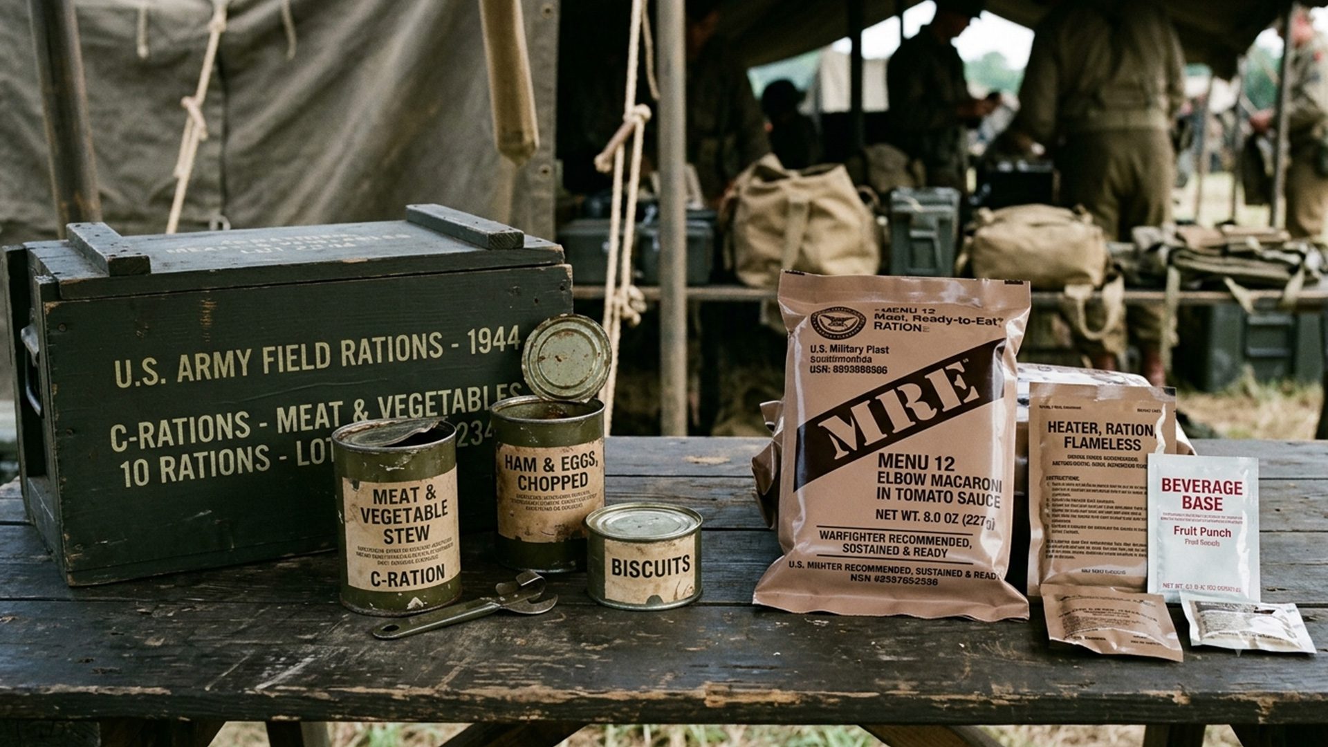 The Evolution of Military Rations: From Canned Meals to MREs
